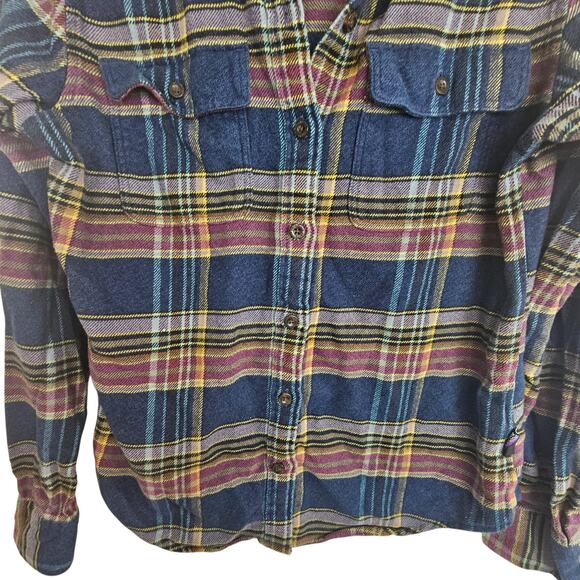 Patagonia Womens Fjord Flannel Shirt Size S Gorpcore Outdoor Hiking Trail Casual - Picture 4 of 9